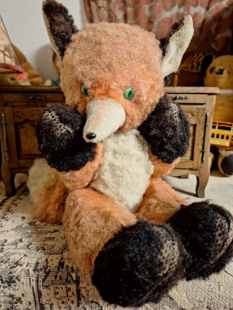 アンティークヴィンテージきつねさんローズ