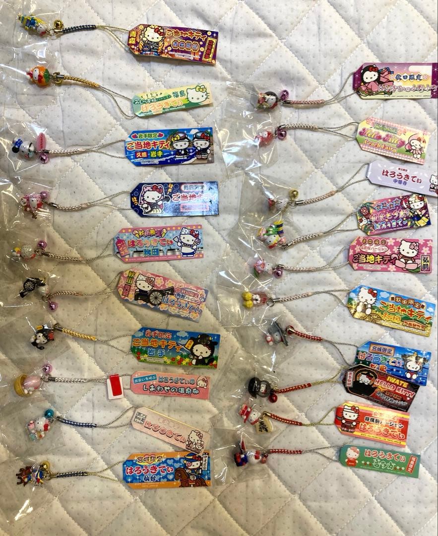 ハローキティ　ご当地　根付け　ストラップ ⭐︎２４５個⭐︎まとめ売り