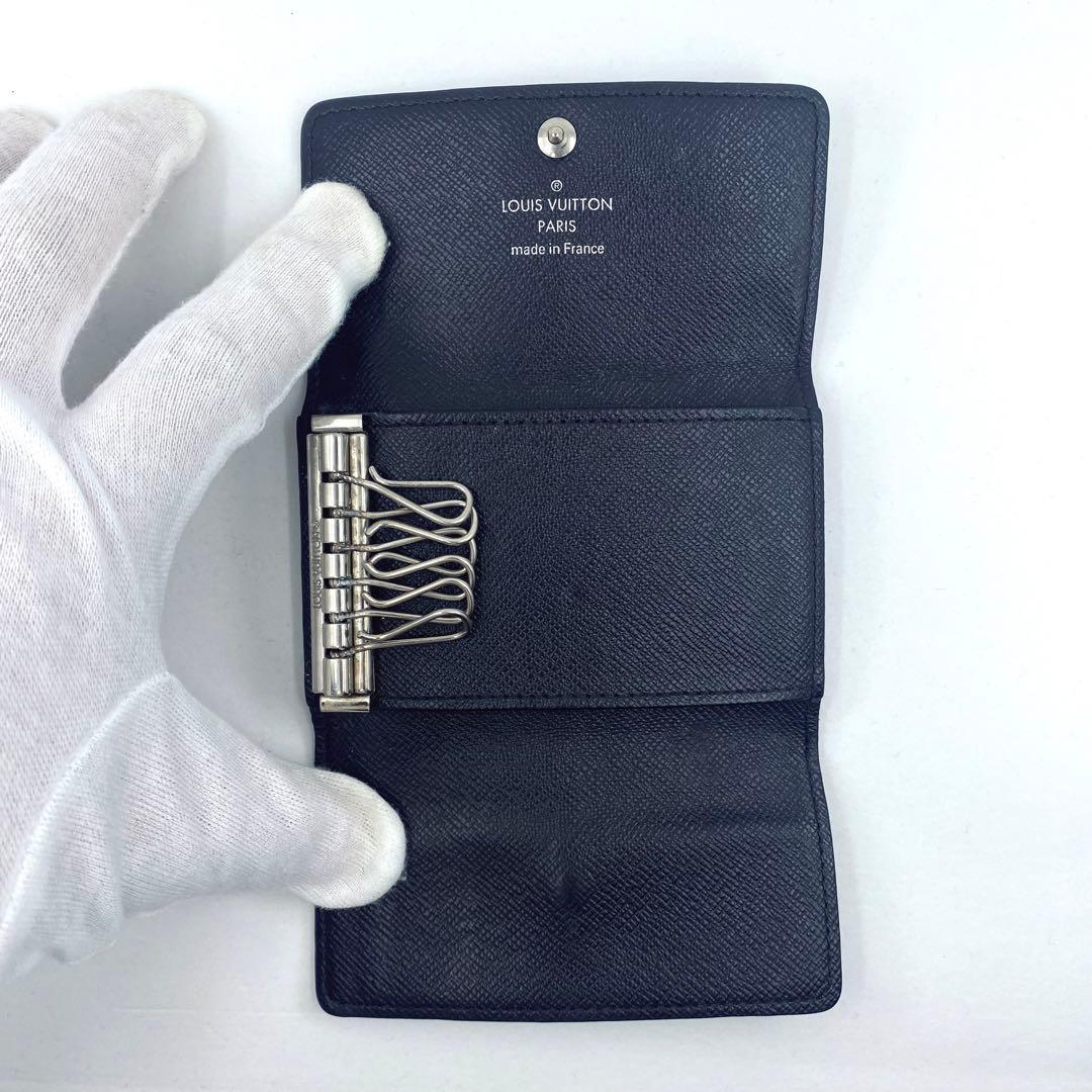 美品　ルイヴィトン ダミエ グラフィット ミュルティクレ6 キーケース6 連