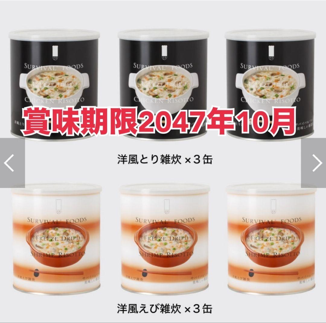 h*o様 サバイバルフーズ 洋風雑炊セット 6缶　小缶