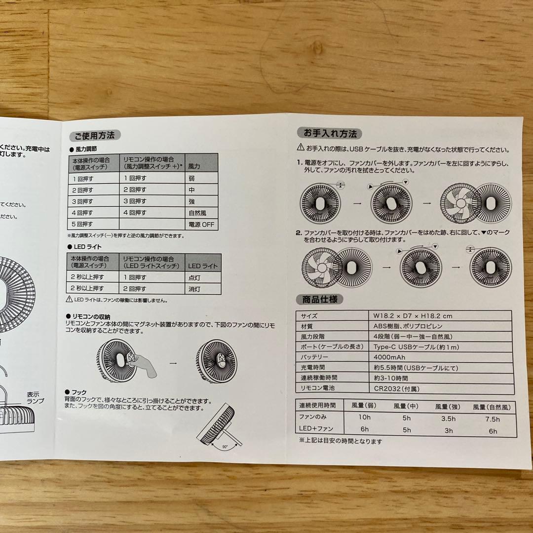 F.C.R.B 扇風機　新品未使用⭐︎
