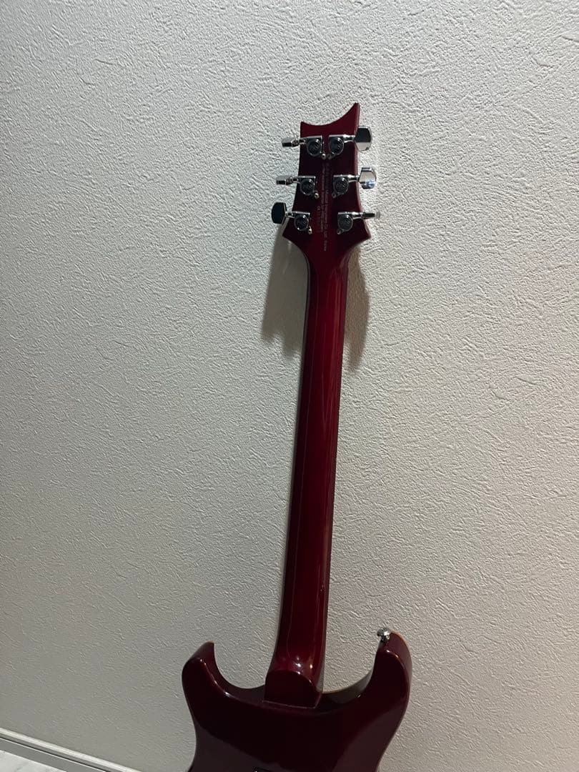 PRS SE エレキギター ワインレッド ギターケース付き