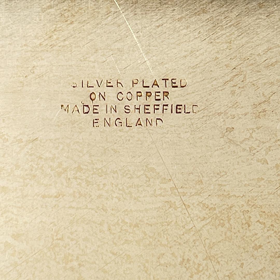 【英国】 ギャラリートレー サークル型 25cm クロウフット