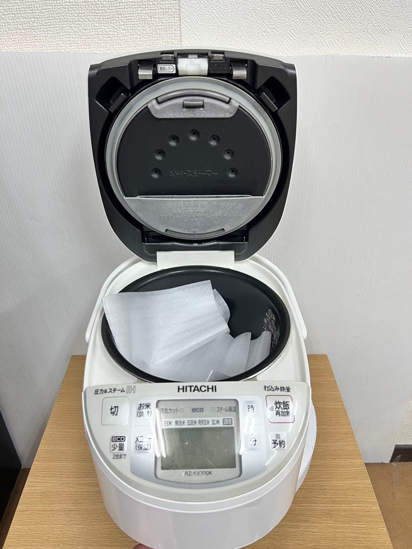 HITACHI 日立 圧力＆スチームIH炊飯器 RZ-KV100K 5.5合