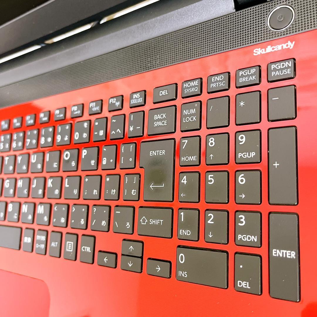 Windows11✨I5＆新品爆速SSD薄型ノートパソコン赤✨カメラ/オフィス付