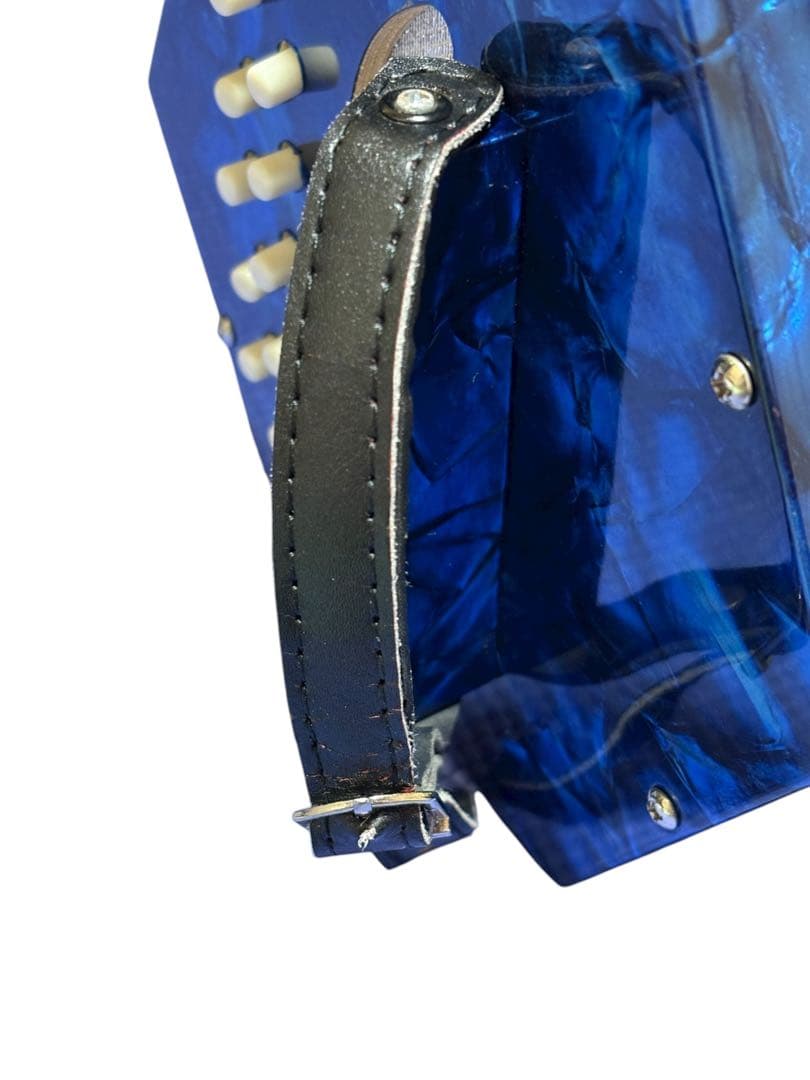 コンサーティーナ ロイヤルブルー 20ボタン 楽器 美品