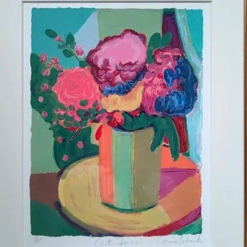 特価◯絵画　シルクスクリーン版画 額装品