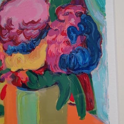 特価◯絵画　シルクスクリーン版画 額装品