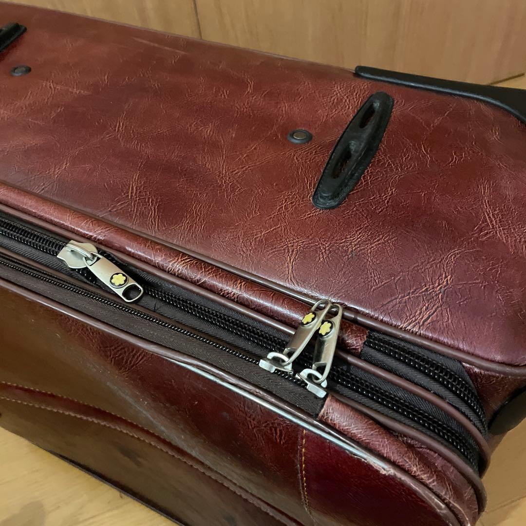 MONTBLANC モンブラン ブラウンレザー キャリーケース キャリーバッグ