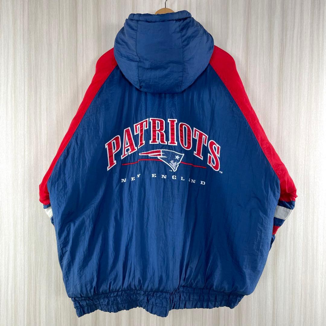 【yasu様】ロゴ7 NFL ペイトリオッツ バックロゴ 中綿 ブルゾンパーカー