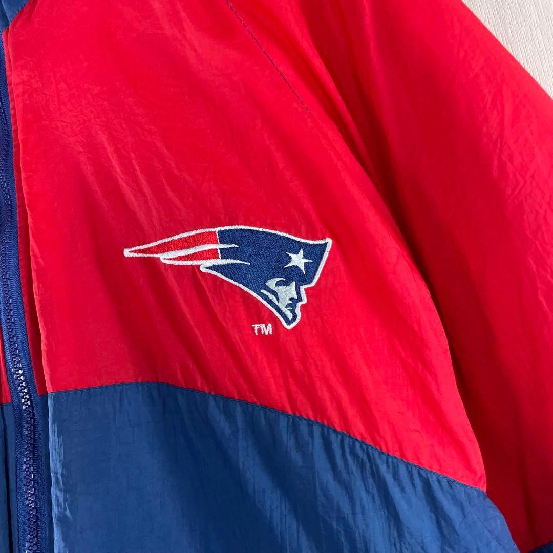 【yasu様】ロゴ7 NFL ペイトリオッツ バックロゴ 中綿 ブルゾンパーカー