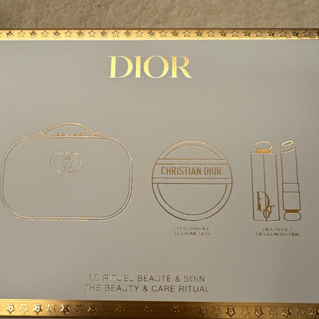 Dior メイクアップセット 化粧ポーチ付　クリスマスコスメ