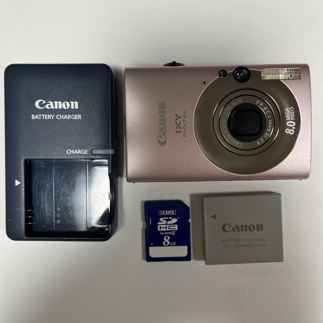 Canon IXY 20IS 動作確認済 SDカード付
