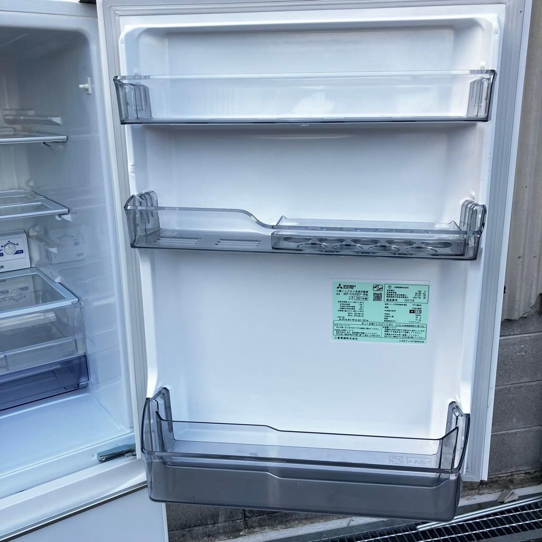 三菱 MITSUBISHI 冷凍冷蔵庫 2021年 MR-CG33EF-W