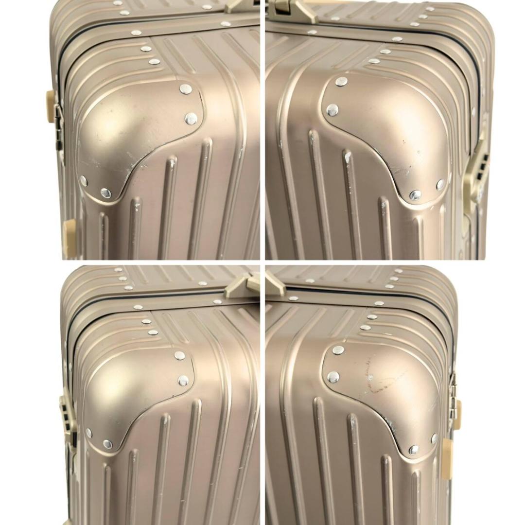 リモワ オリジナル チェックインL 86L 4輪 TSAロック ゴールド アルミ