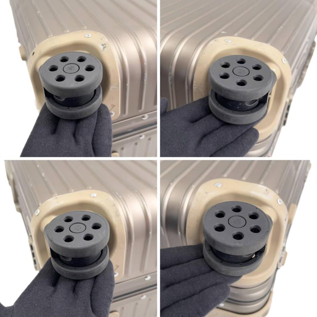 リモワ オリジナル チェックインL 86L 4輪 TSAロック ゴールド アルミ