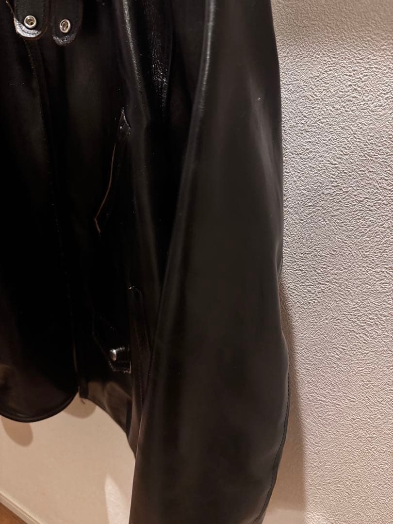 美中古 sacai 25SS レザージャケット サイズ２