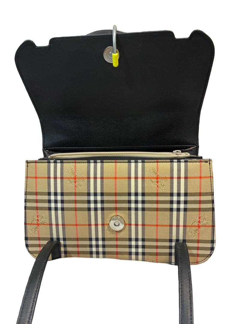 『未使用品』　BURBERRY ノバチェック ハンドバッグ シャドーホース