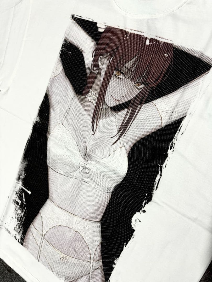 チェンソーマン マキマ アニメTシャツ XLsize White