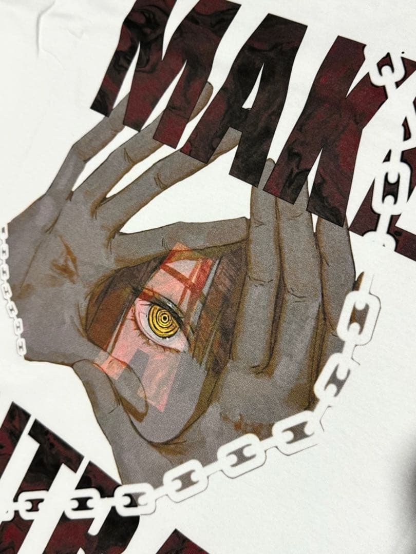 チェンソーマン マキマ アニメTシャツ XLsize White