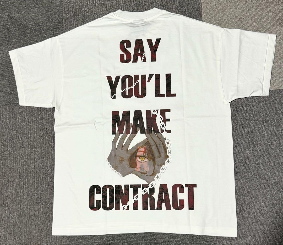 チェンソーマン マキマ アニメTシャツ XLsize White