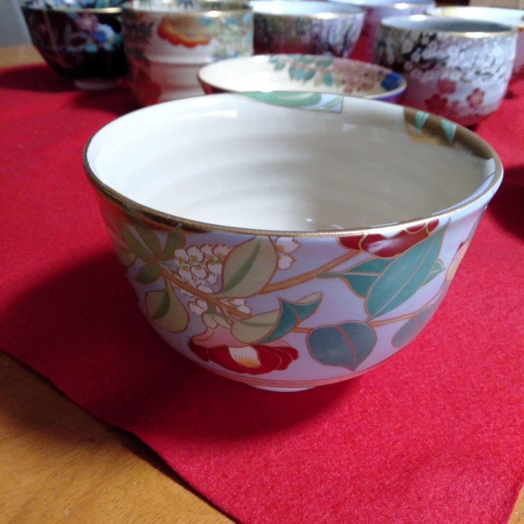 御所の花　お抹茶碗 12個