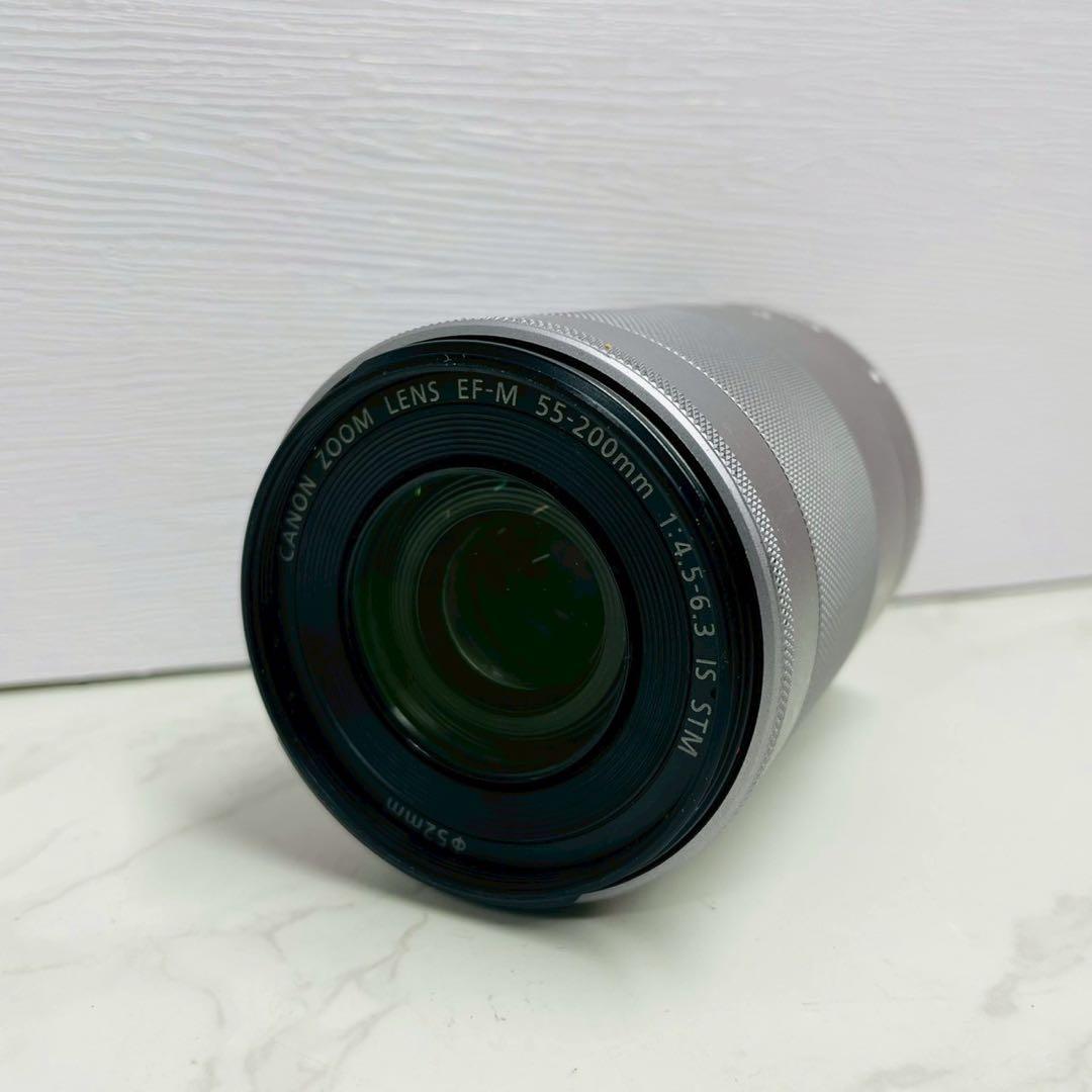 レンズ(ズーム) canon ef-m 55-200mm f4.5-6.3 is stm