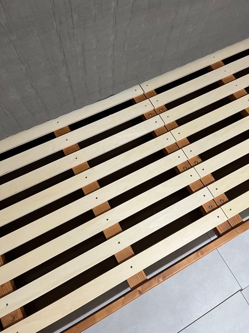 【横浜】ベッドフレーム&マットレス　すのこ　シングル