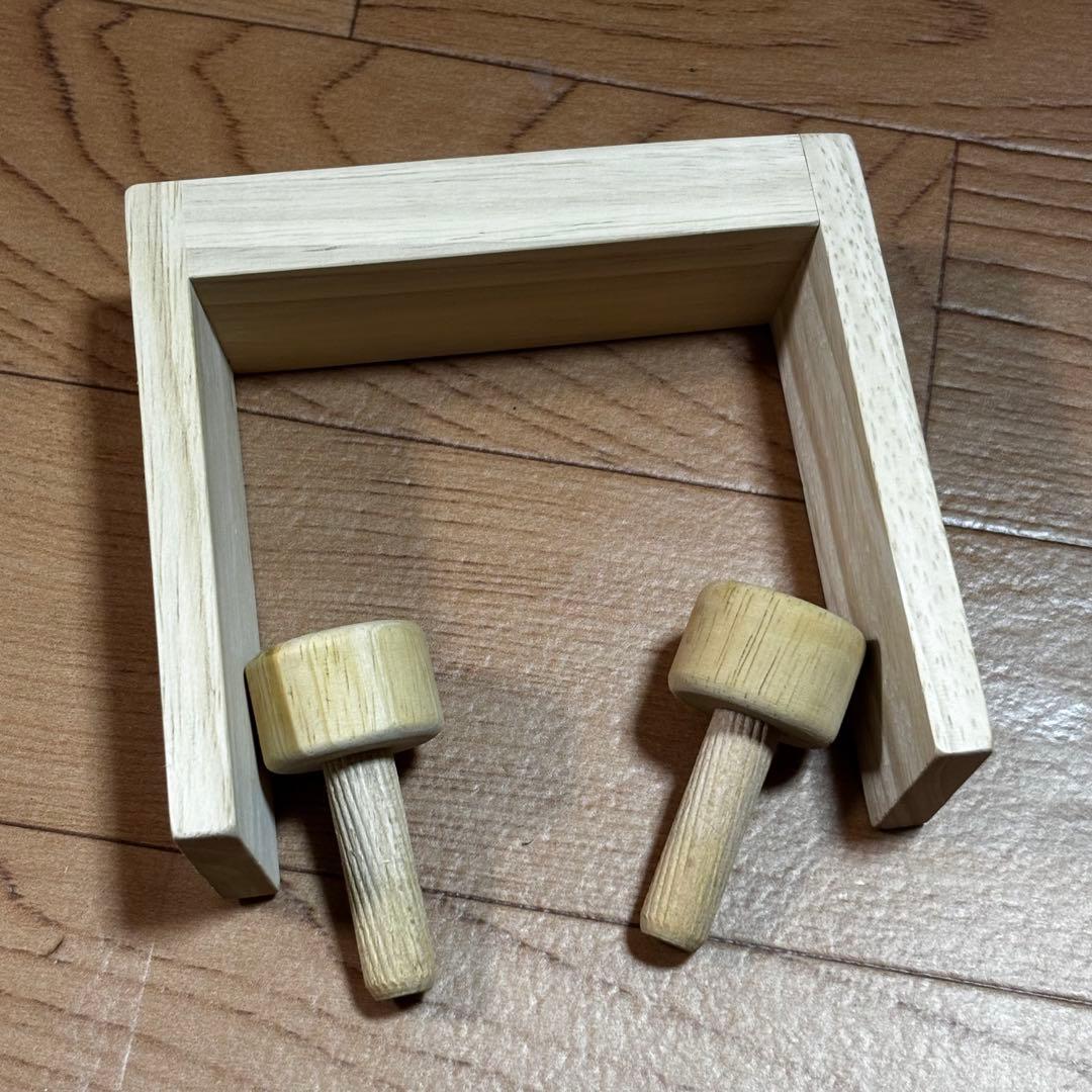 【美品】中居木工 折りたたみスノコベッド シングルサイズ　天然木