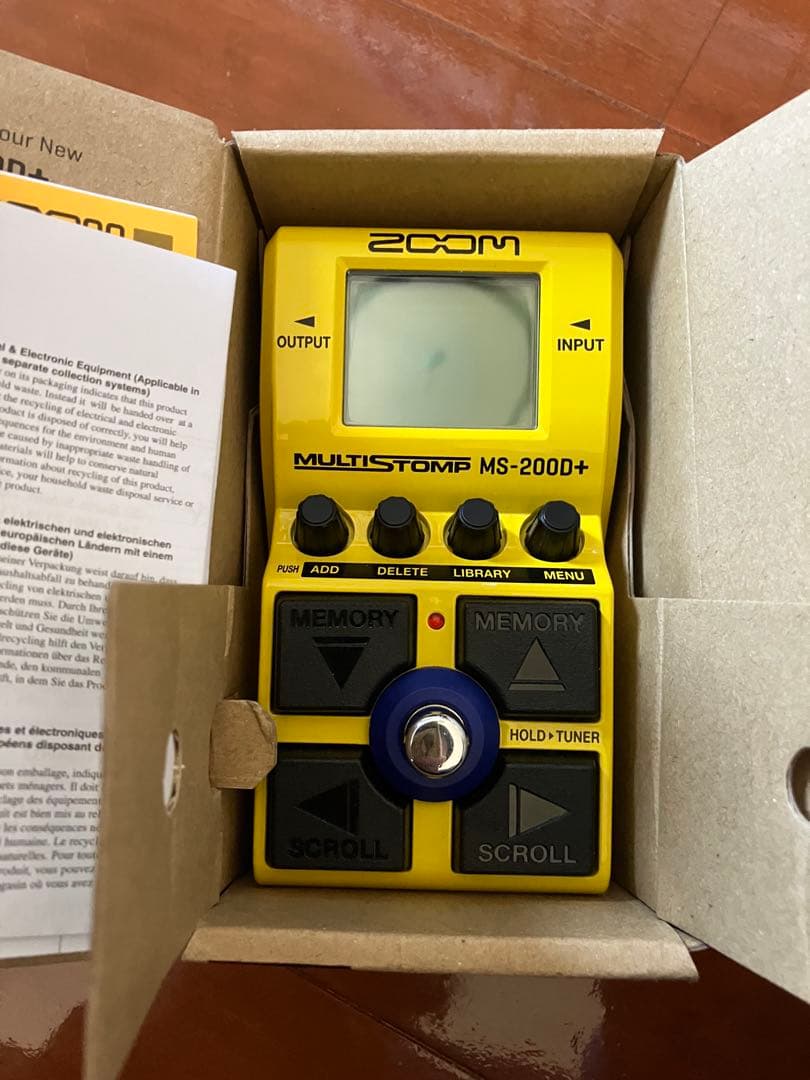 ZOOM MS-200D+ マルチエフェクター