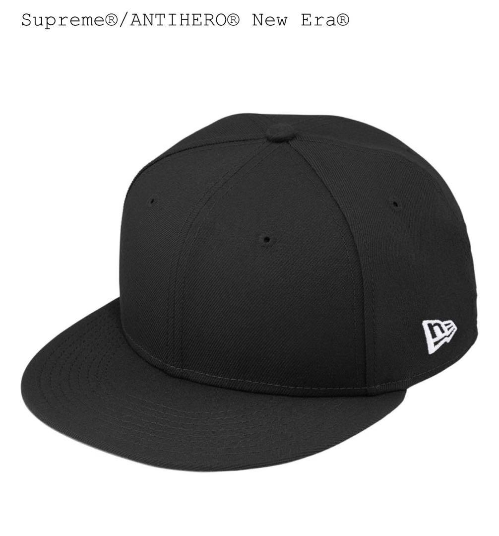 帽子 Supreme ANTIHERO NewEra cap BLACK 7 5/8