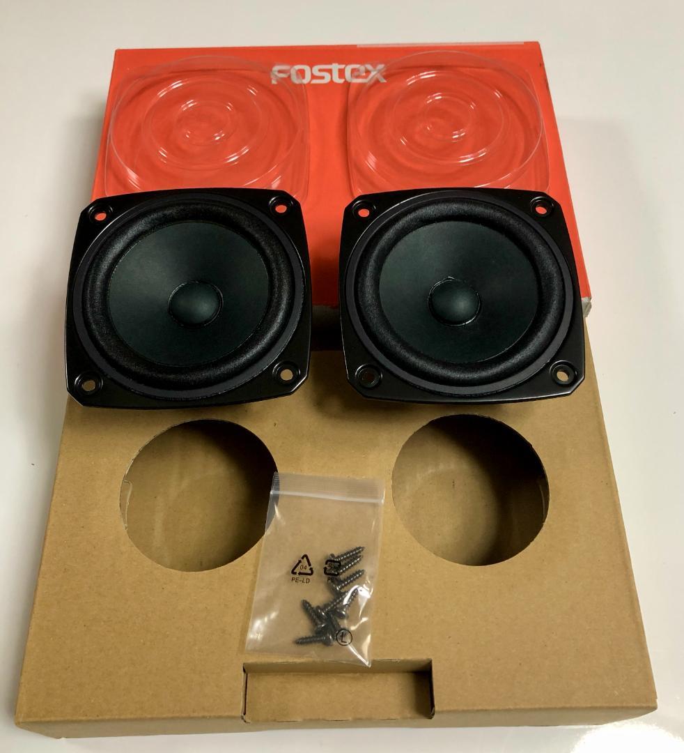20箱セット Fostex Stereo スピーカー 10cm フルレンジ