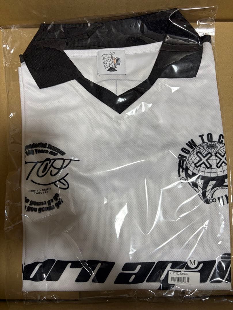 【新品】TAKUYA∞の創り方 フットボール Tシャツ/ホワイト M