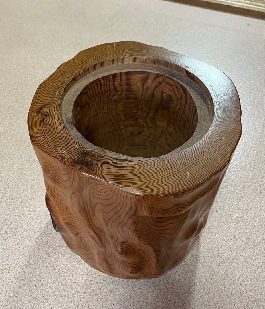 【希少　屋久杉】木製スツール 2台