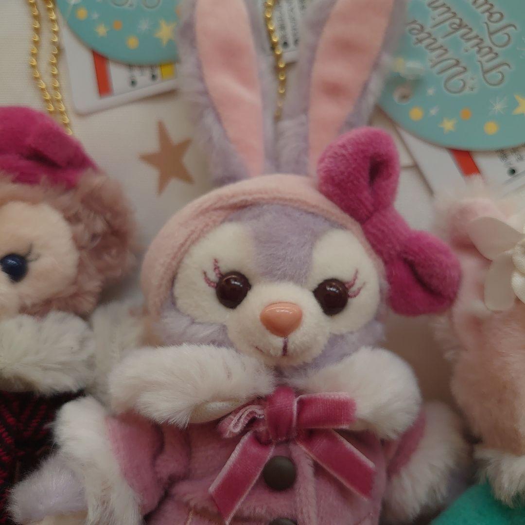 新品ダッフィー & フレンズ ウィンタートゥインクリングタウンぬいぐるみバッチ