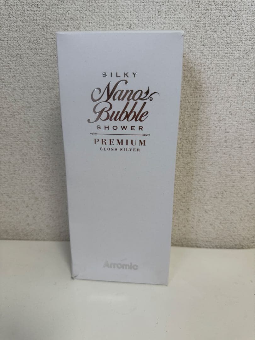アラミック シルキー ナノバブル シャワー プレミアム グロスシルバー
