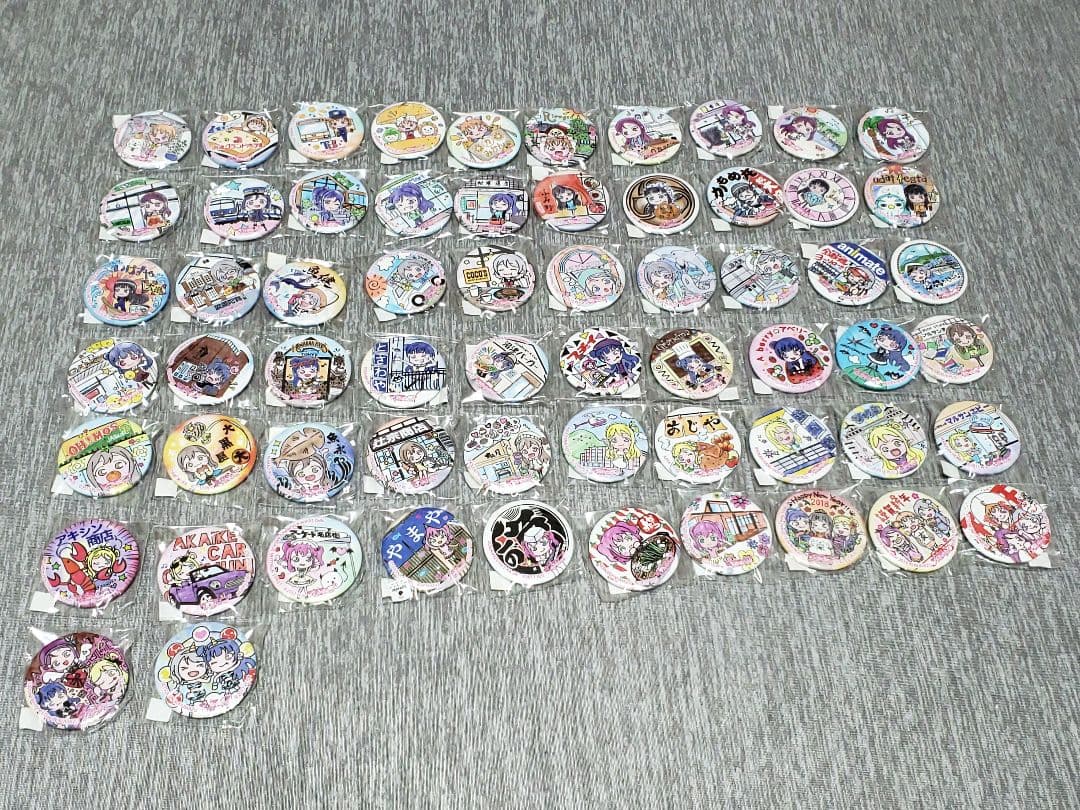 ラブライブ！サンシャイン!! まちあるき缶バッジ 62個