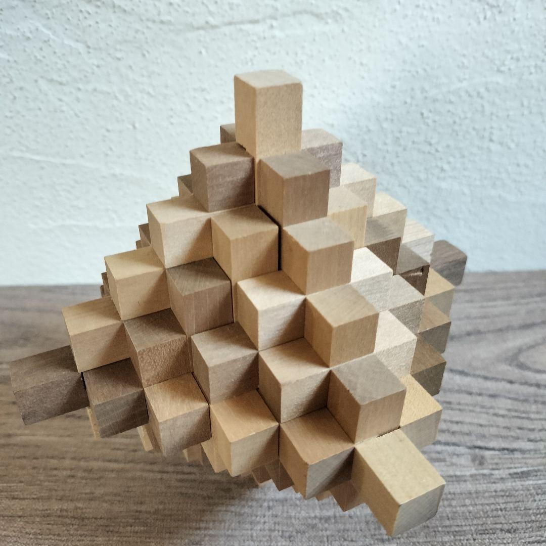 美品✨山中組木工房 『51本組木』山中成夫 組木細工