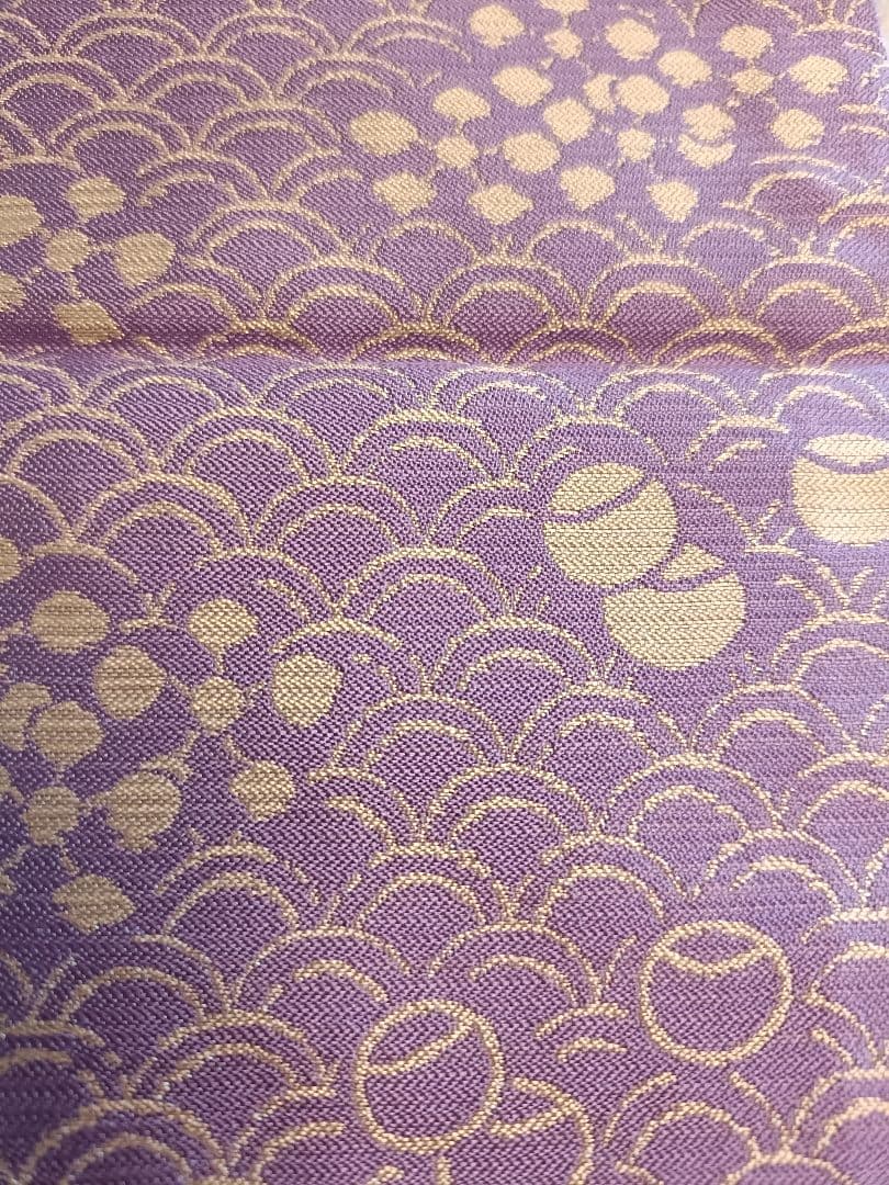 20　土田友湖　利休梅ツボツボ　茶道用帛紗　龍村美術織物