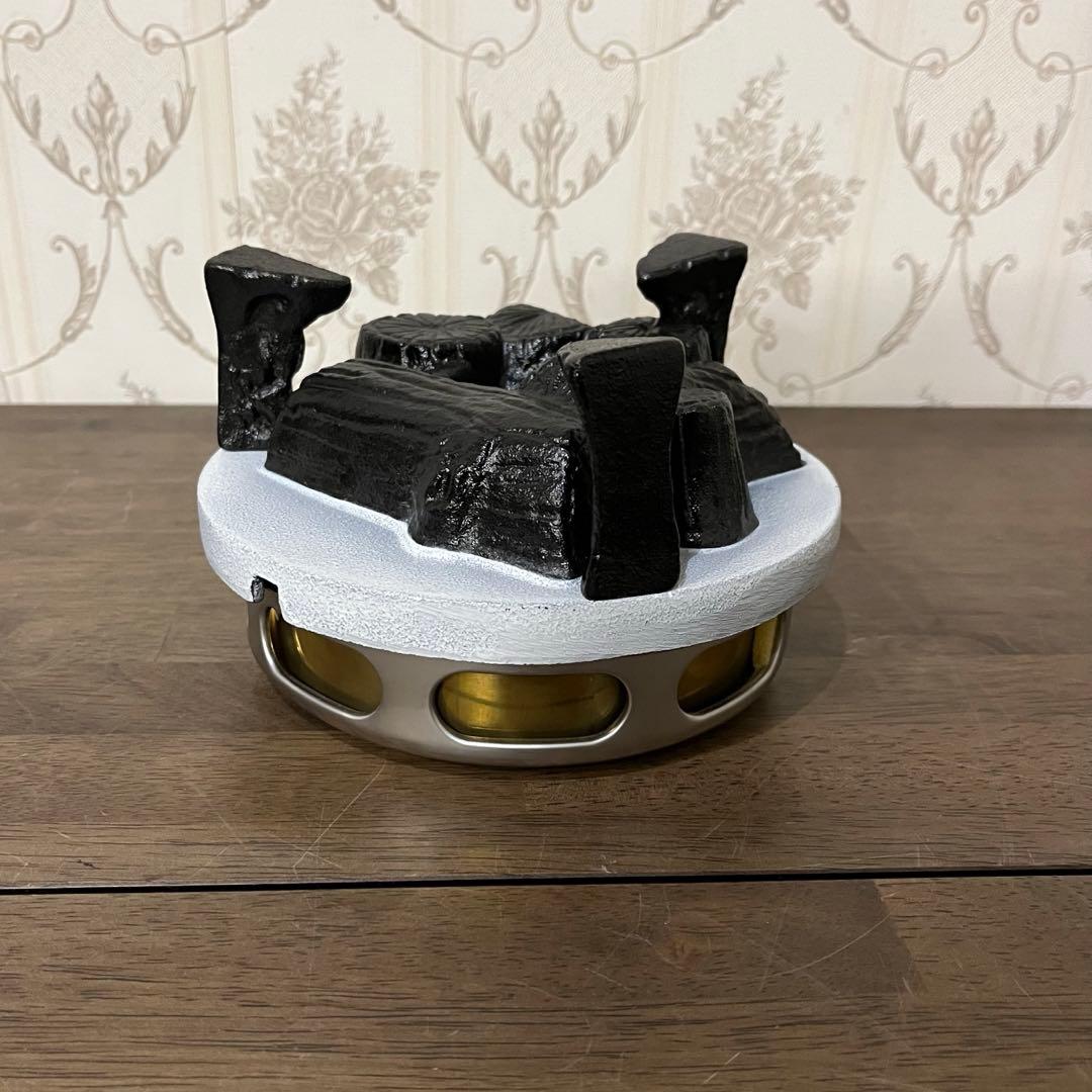 【アンティーク】英祥堂 大和炭 燃料用アルコール式 炭型風炉用 茶道具 古道具