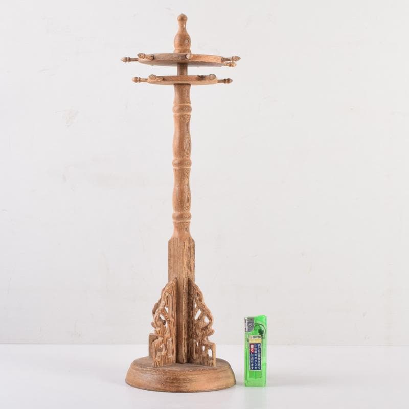 書道具　欅製　筆掛　筆吊　C　7207