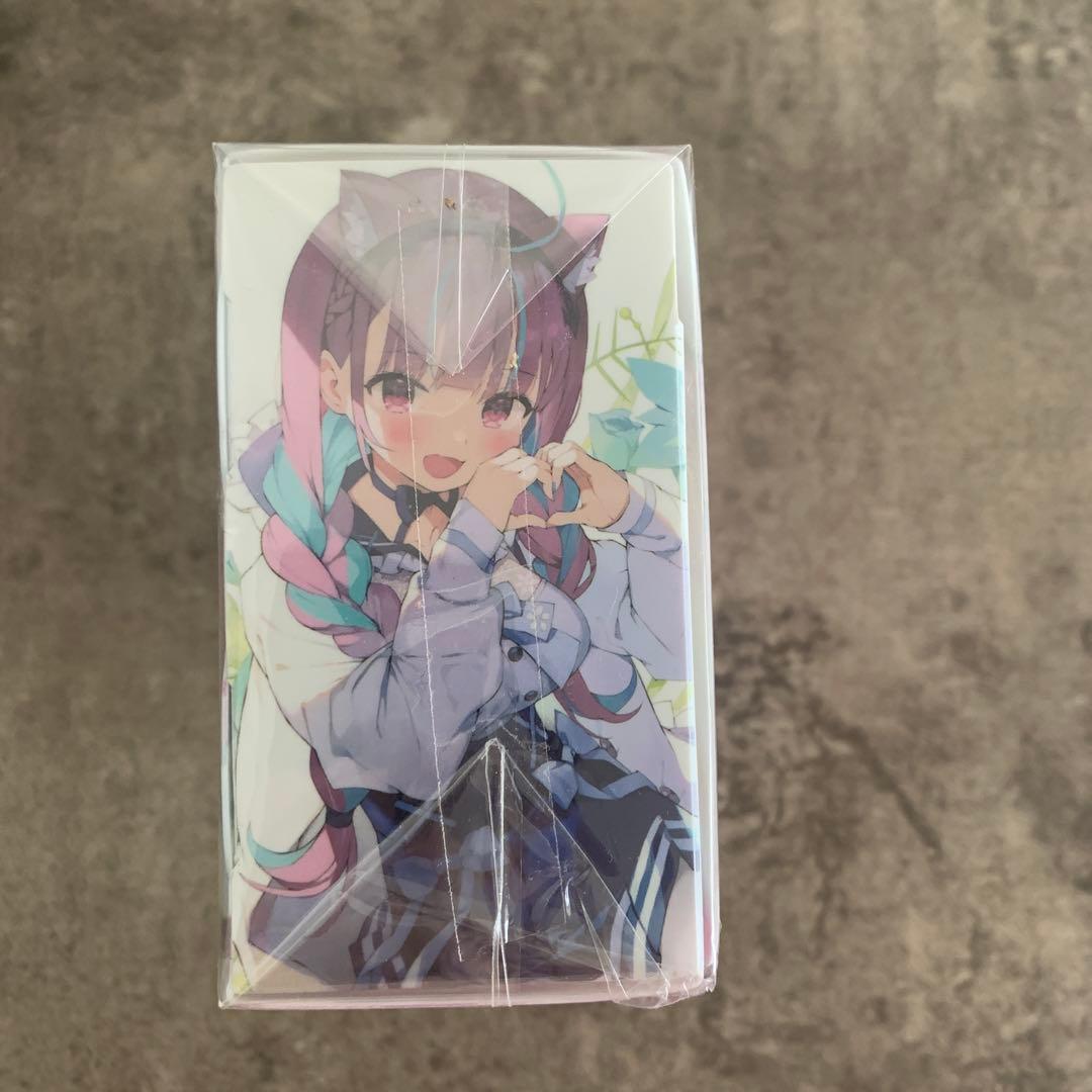 ホロライブ　湊あくあ　デッキケース　スリーブ3点セット