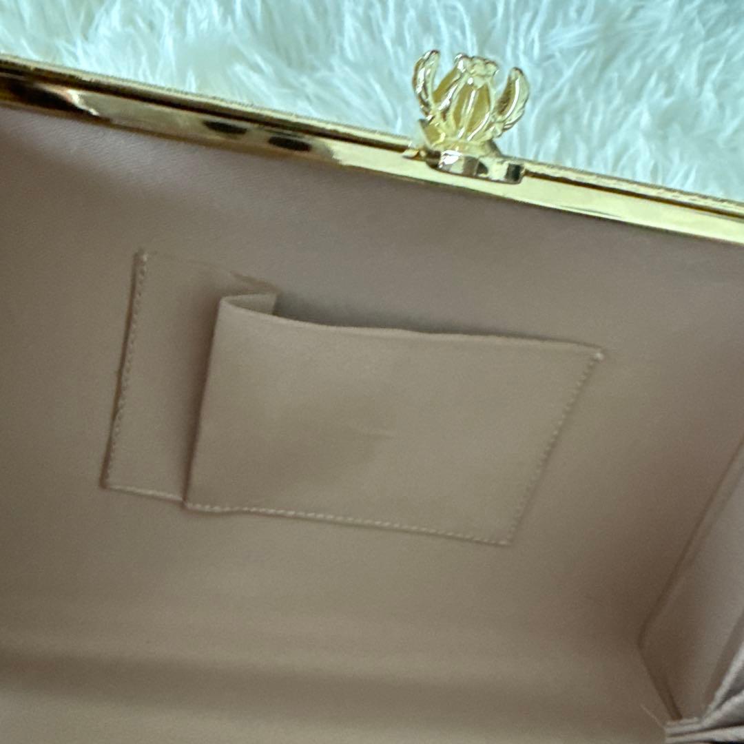 【美品】ゴールドの下駄とバッグのセット