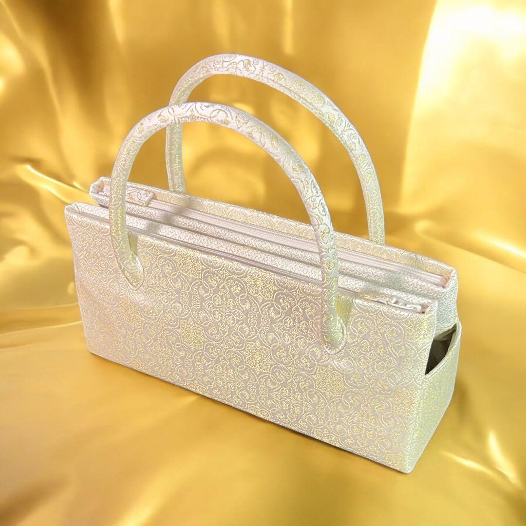 京都発　錦匠　龍村 フォーマル　利休 バック　葡萄唐草文錦⭐️【日本製】【新品】⭐️