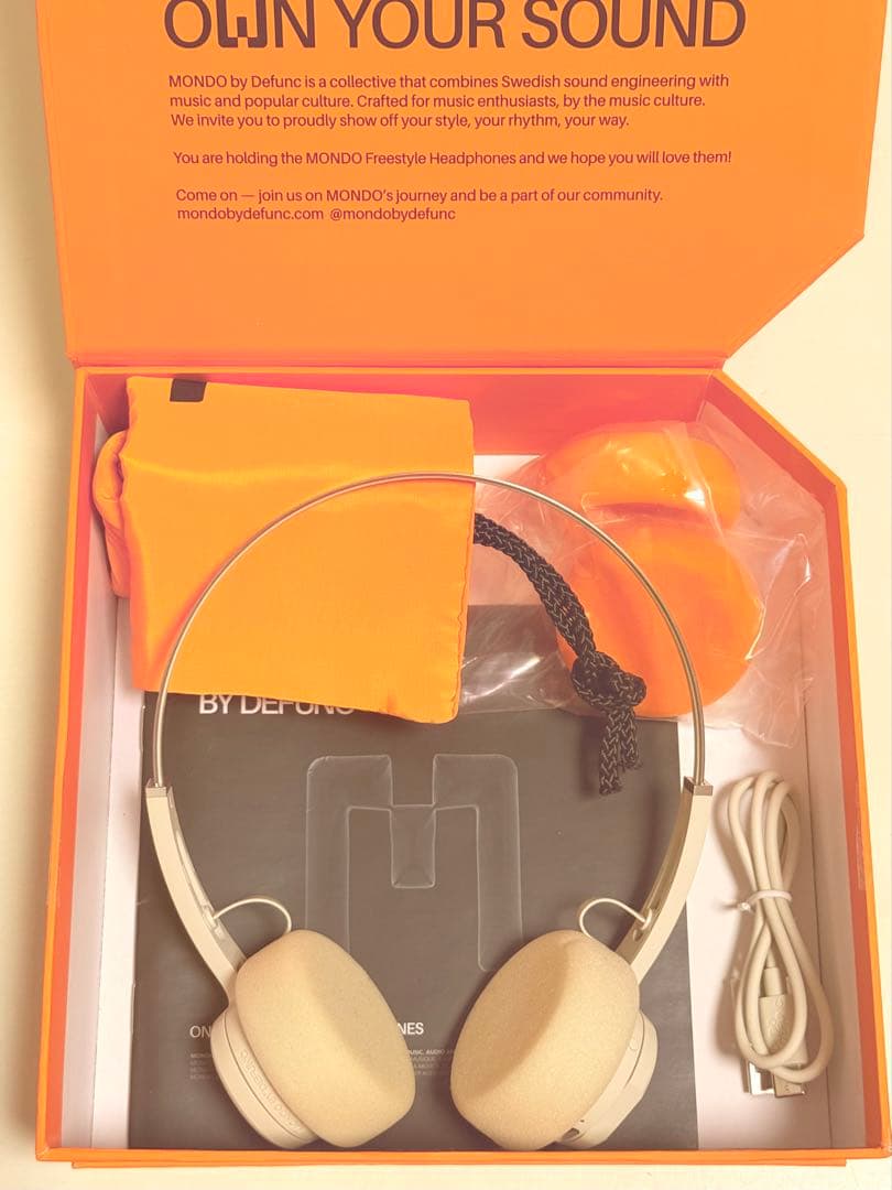 MONDO BY DEFUNC FREESTYLE ヘッドホン グレージュ