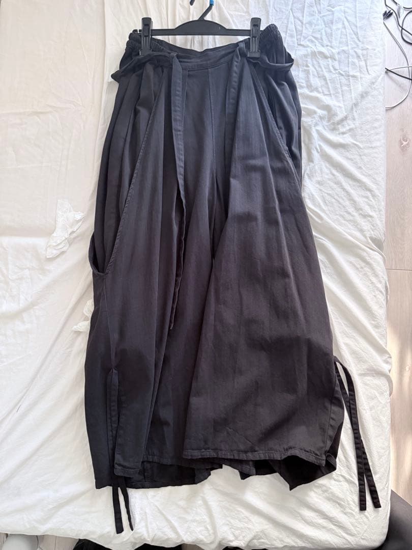 Prospectiveflow TATSUMA BLACK袴 ジョガーパンツ