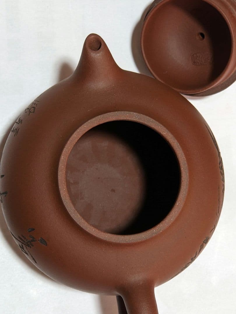 ♦中国 朱泥 紫泥 紫砂 茶壺 タタラ造り コレクション 骨董品 アンティーク