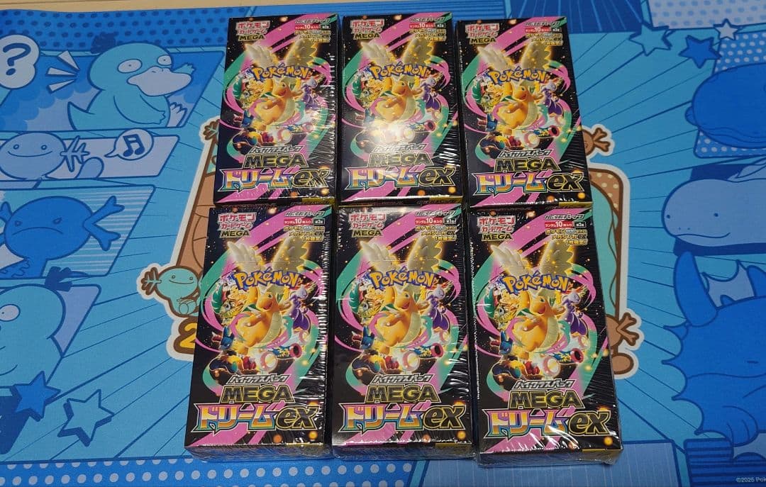 ポケモンカード MEGAドリームex 6Box未開封（シュリンク付き）