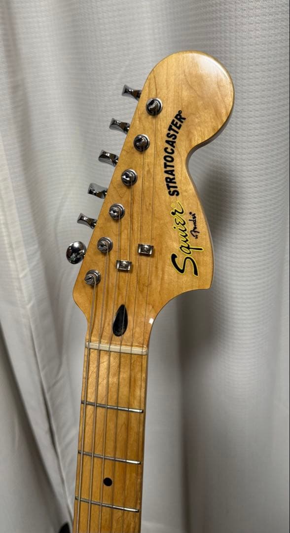 Squier fender STRATOCASTER ラージヘッドネック交換