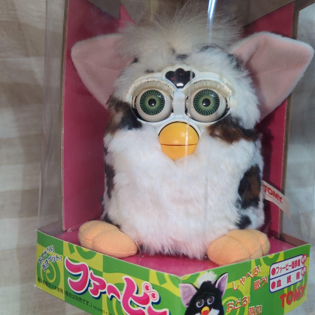 レトロファービー　初代　日本語版　緑目　レパード　豹　ぶち　丸いしっぽ